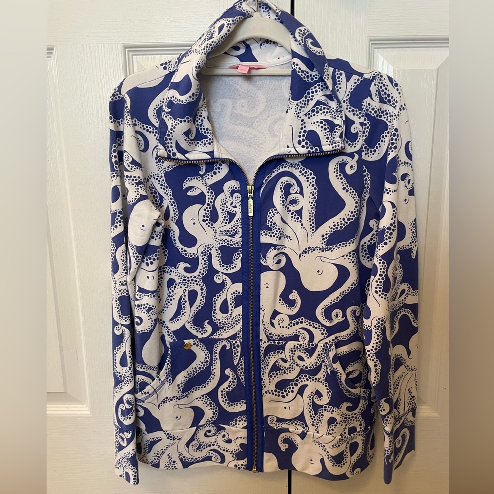 Lilly Pulitzer Full Zip Popover